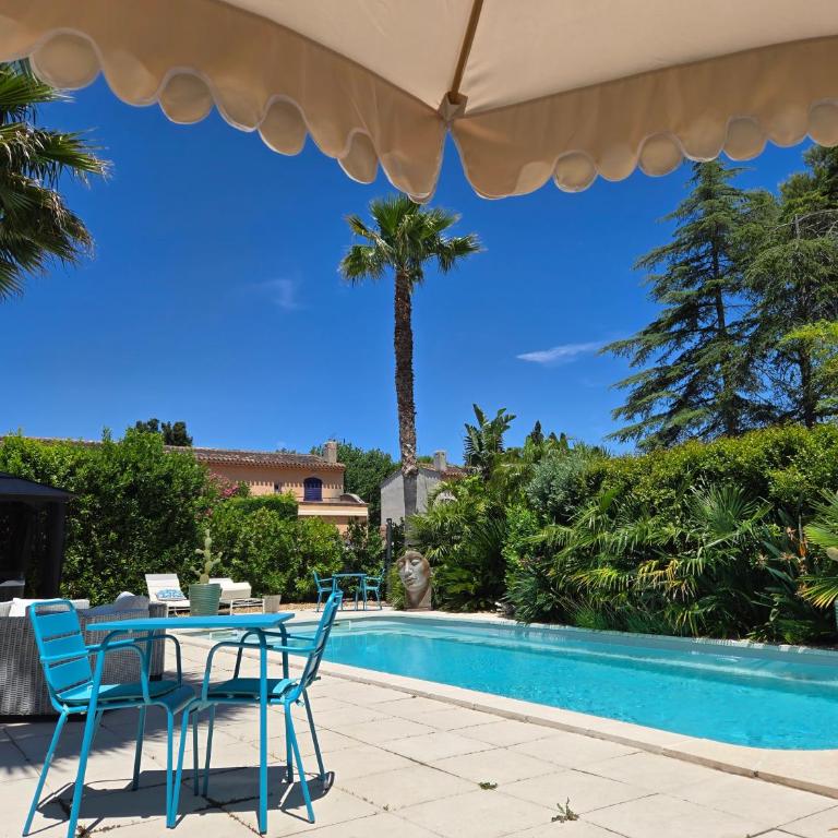 La Parenthèse de Villepey - Chambre Lit Queen-Size - Vue sur Jardin - 20