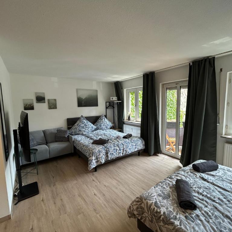 Cobblestone Studios Altstadt Nürnberg - Chambre Familiale avec Balcon - 9