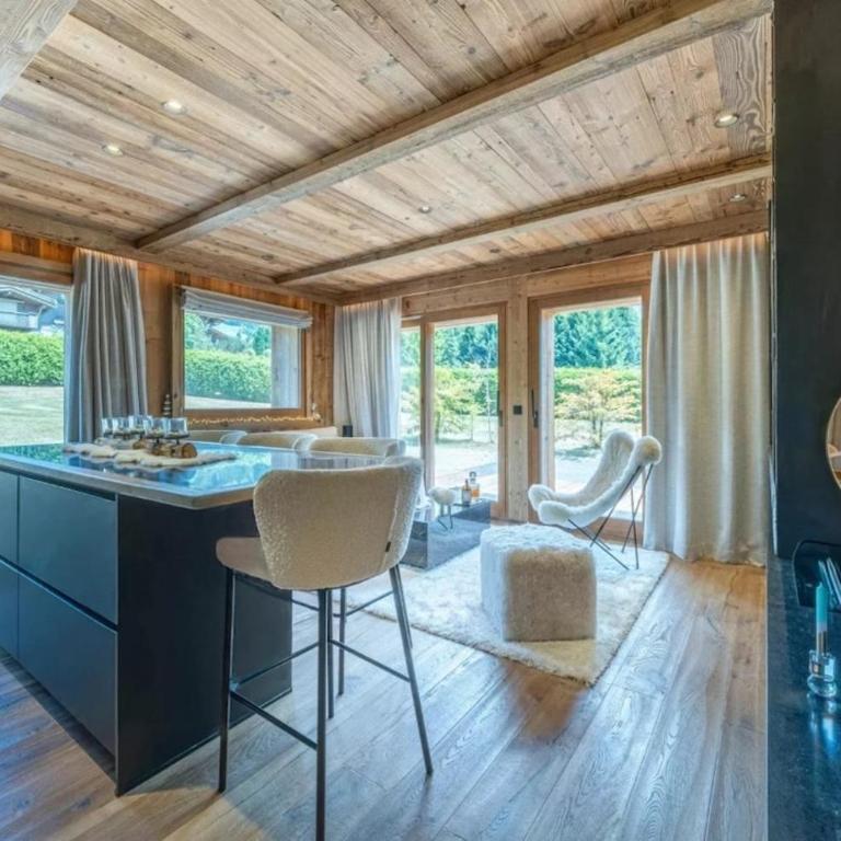 Luxury Mini Chalet Mont d Arbois Ski and Golf - Apartment mit 2 Schlafzimmern und Terrasse - 3
