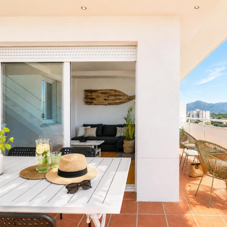 Vista Roses Mar - Apartamento con piscina II - Superior Apartment mit 2 Schlafzimmern - 1