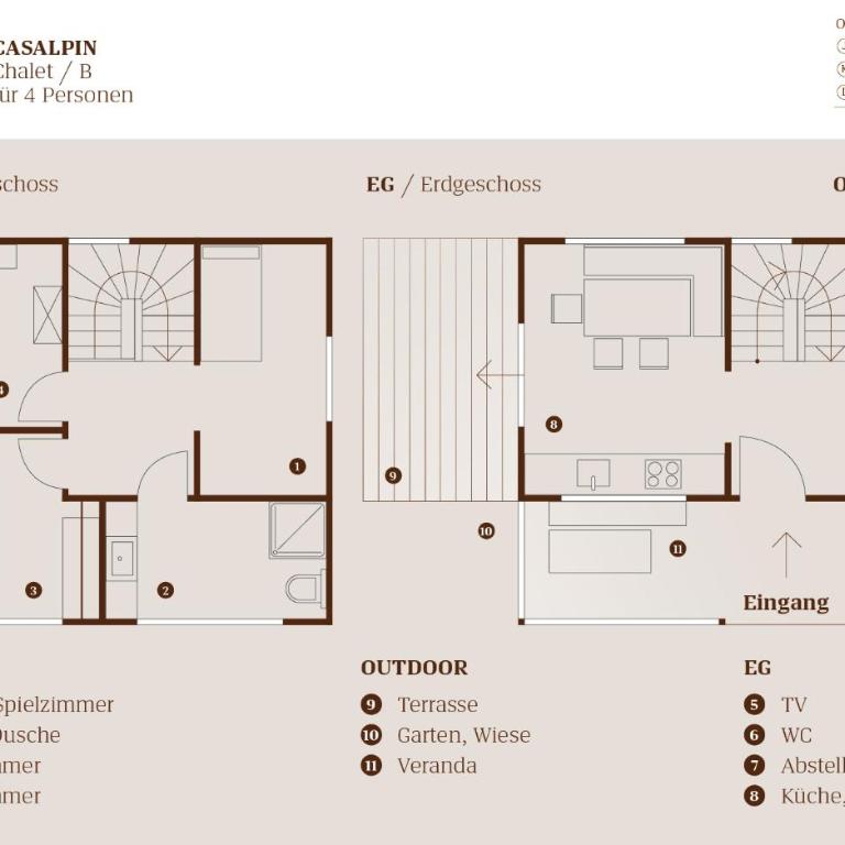 CASALPIN Chalets - Ferienhaus - 10