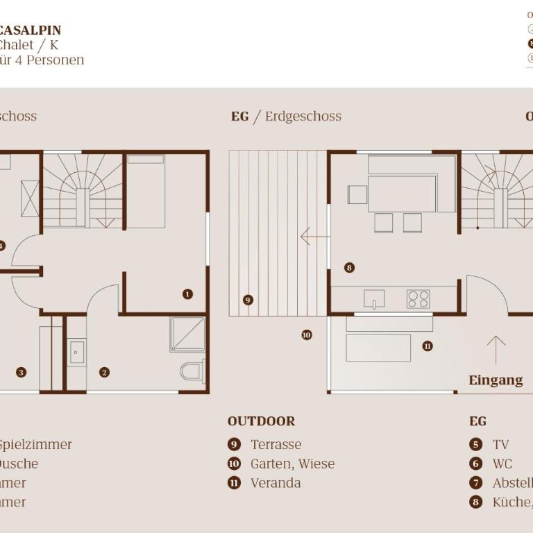 CASALPIN Chalets - Ferienhaus - 10