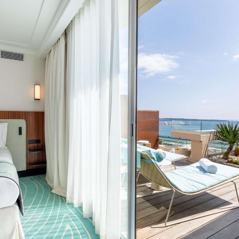 Mondrian Cannes - Chambre Panoramique - Terrasse - Vue Mer - 5