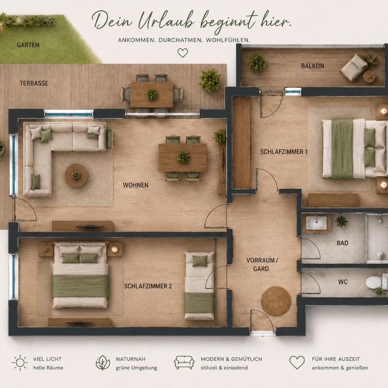 Haus Alpenkönig Exclusive Apartments near Stubai Glacier - Apartment mit 2 Schlafzimmern und Terrasse - 14