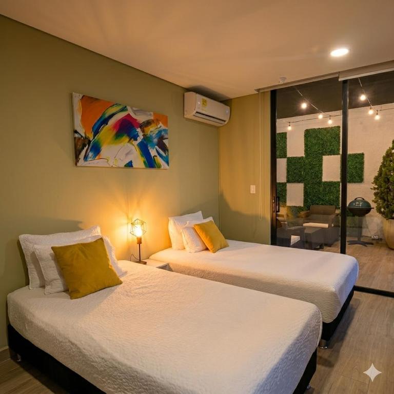 Familiar Luxe - Aire Acondicionado - 2 Increíbles Terrazas - BBQ Privado - Two-Bedroom Apartment with Balcony and Terrace - 24