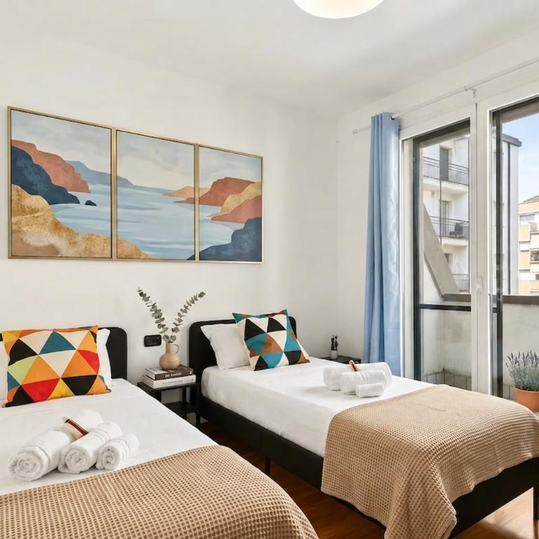 I 2 Bedrooms I Balcony Metro and Walk to San Siro - Appartamento con 2 Camere da Letto, Balcone e Terrazza - 2