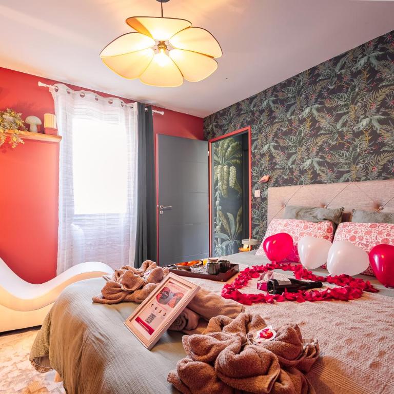 La Charmeuse des Alpes - Appartement climatisé de prestige avec jacuzzi et jardin privé - Appartement 1 Chambre - 23
