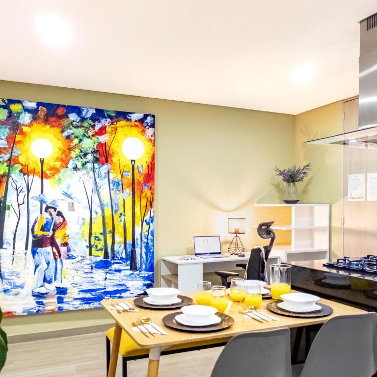 Familiar Luxe - Aire Acondicionado - 2 Increíbles Terrazas - BBQ Privado - Two-Bedroom Apartment with Balcony and Terrace - 42