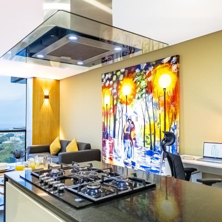 Familiar Luxe - Aire Acondicionado - 2 Increíbles Terrazas - BBQ Privado - Two-Bedroom Apartment with Balcony and Terrace - 49