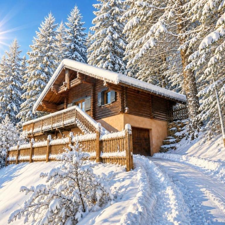 LE GRAND CERF Chalet en rondins avec SPA Jacuzzi - Chalet - 19