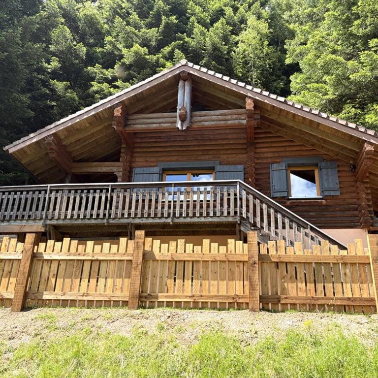LE GRAND CERF Chalet en rondins avec SPA Jacuzzi - Chalet - 14