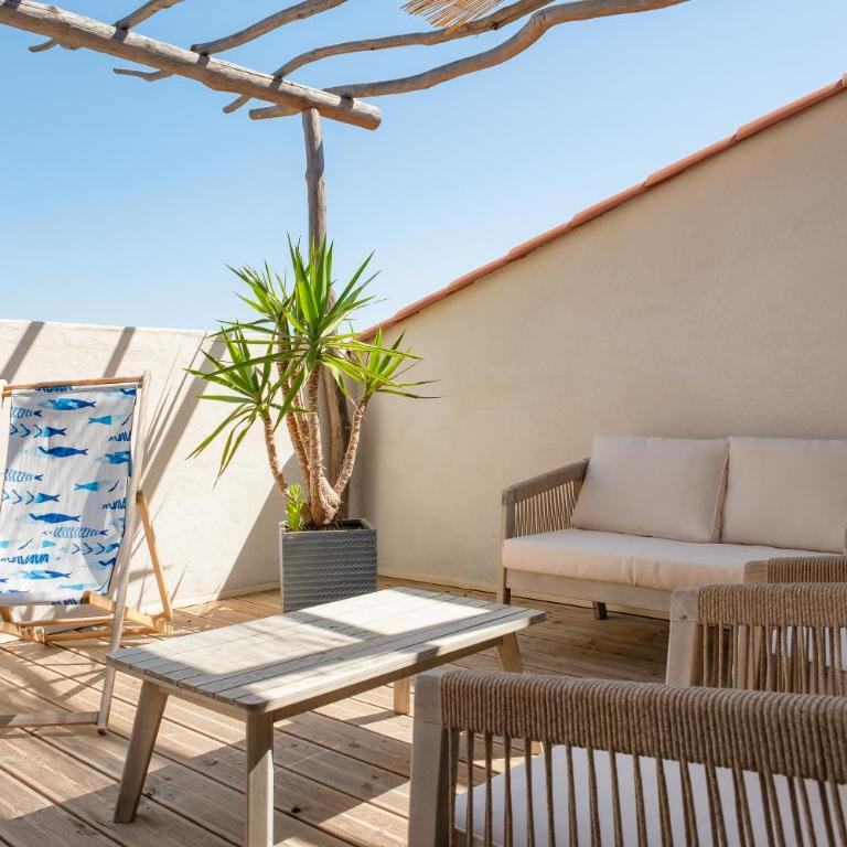 Clim - Parking - Terrasse - BBQ - 5min Centre Sète - Apartment mit 2 Schlafzimmern - 3