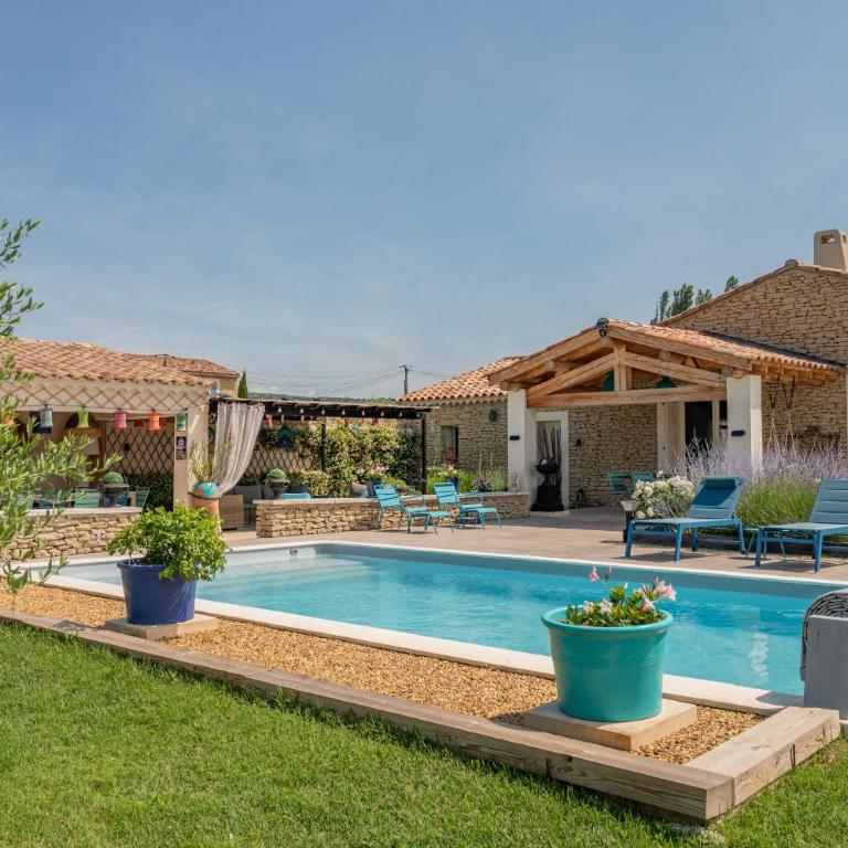 Entre Ciel et Pierres Holiday rental Gordes with pool and air conditioning - Casa Vacanze - 29