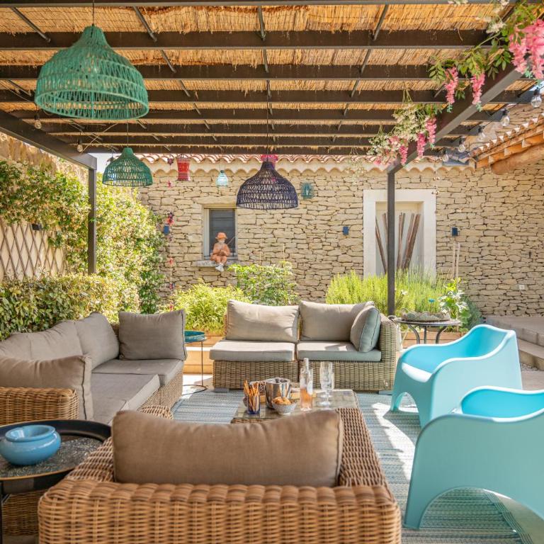 Entre Ciel et Pierres Holiday rental Gordes with pool and air conditioning - Casa Vacanze - 21