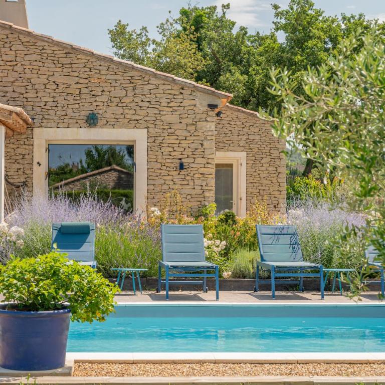 Entre Ciel et Pierres Holiday rental Gordes with pool and air conditioning - Casa Vacanze - 25