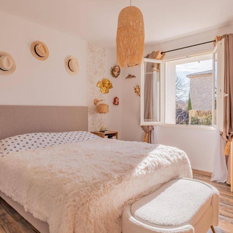 Entre Ciel et Pierres Holiday rental Gordes with pool and air conditioning - Casa Vacanze - 17