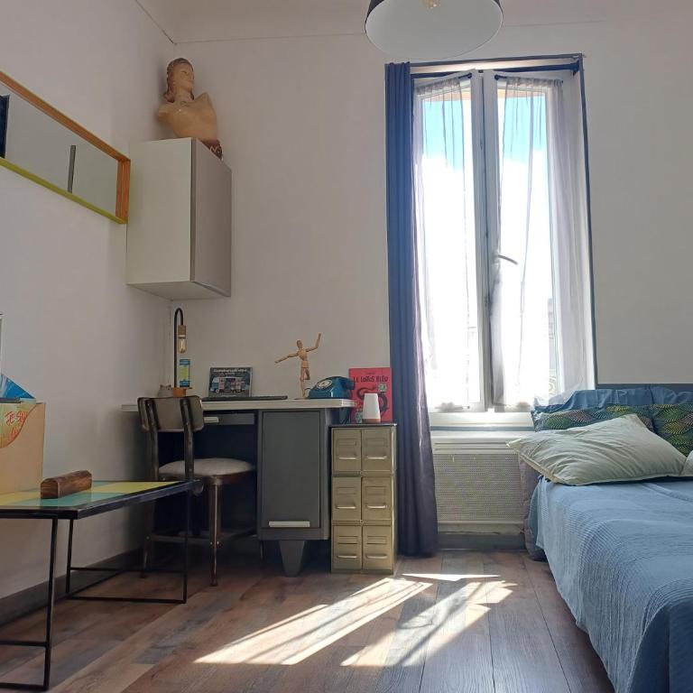 2p rénové dans bel immeuble Niçois de Caractère - Appartement 1 Chambre avec Balcon - 15