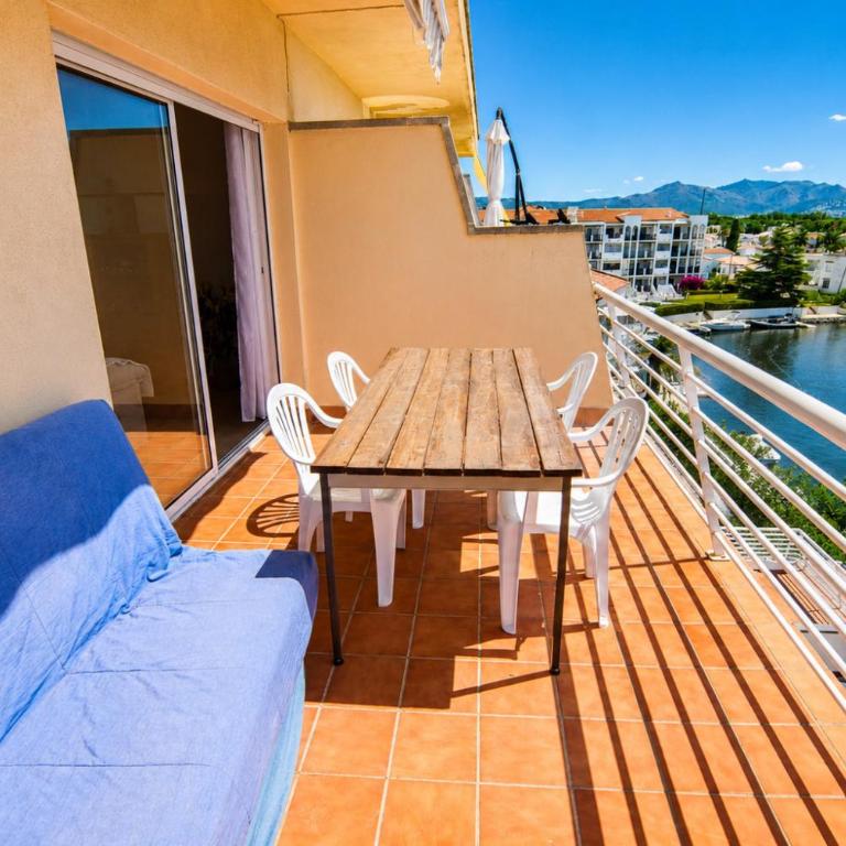 224-Apartamento con vistas a canal y piscina - Apartment mit Terrasse - 1