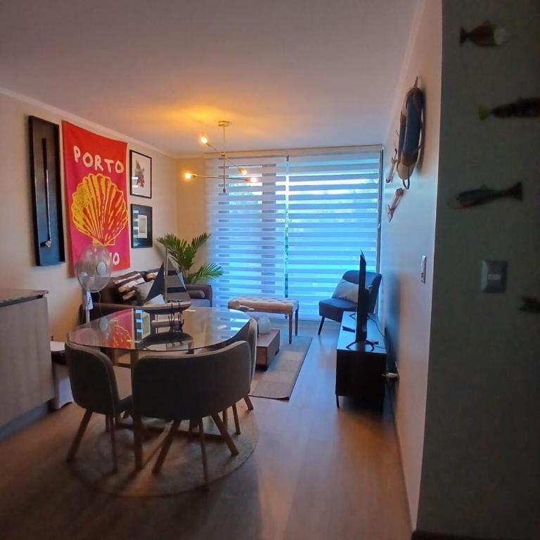 Departamento Pucón estacionamiento piscina - Three-Bedroom Apartment - 9