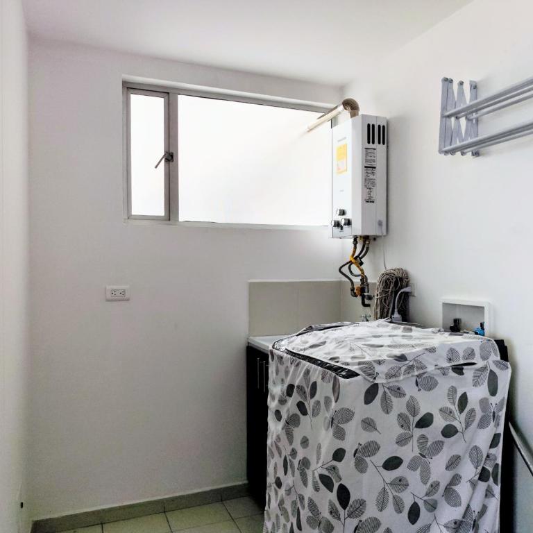 Apartamento Blue con chimenea al norte de Tunja y parqueadero gratis - Apartamento de 2 dormitorios - 7