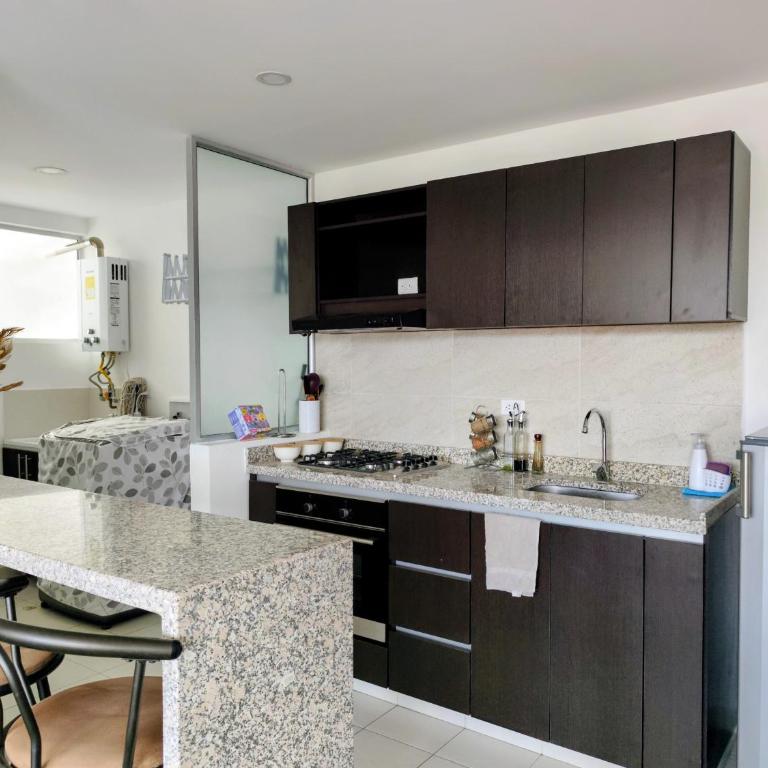 Apartamento Blue con chimenea al norte de Tunja y parqueadero gratis - Apartamento de 2 dormitorios - 10