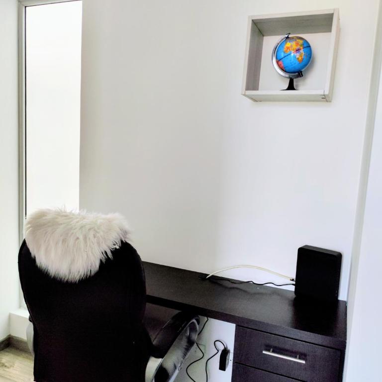 Apartamento Blue con chimenea al norte de Tunja y parqueadero gratis - Apartamento de 2 dormitorios - 24