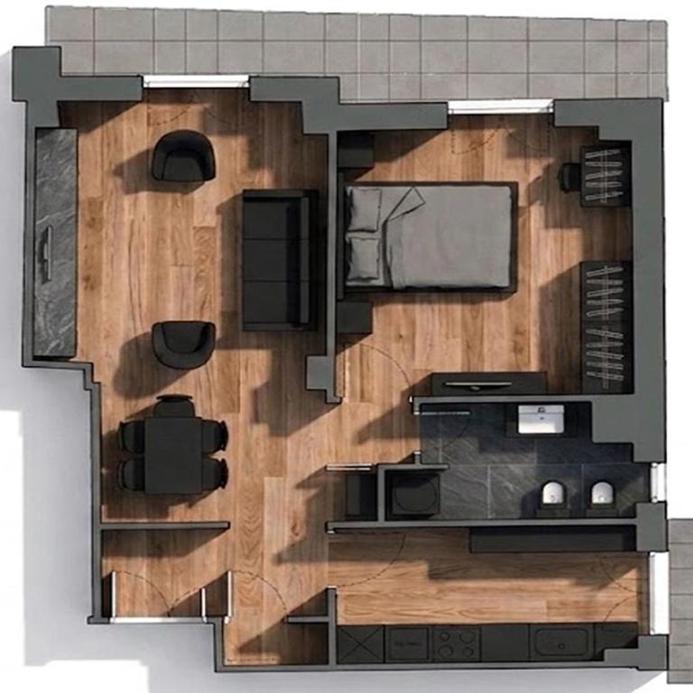 duo apartment - Apartment mit 1 Schlafzimmer - 3