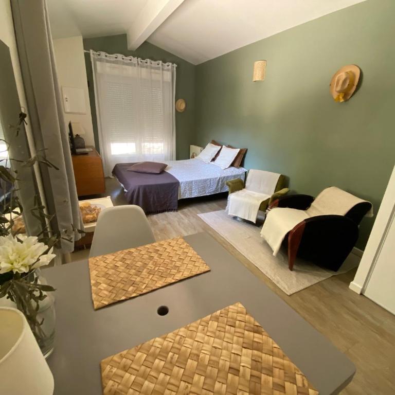 Studio indépendant dans propriété campagne Aixoise terrasse et piscine période estivale - Studio - 2