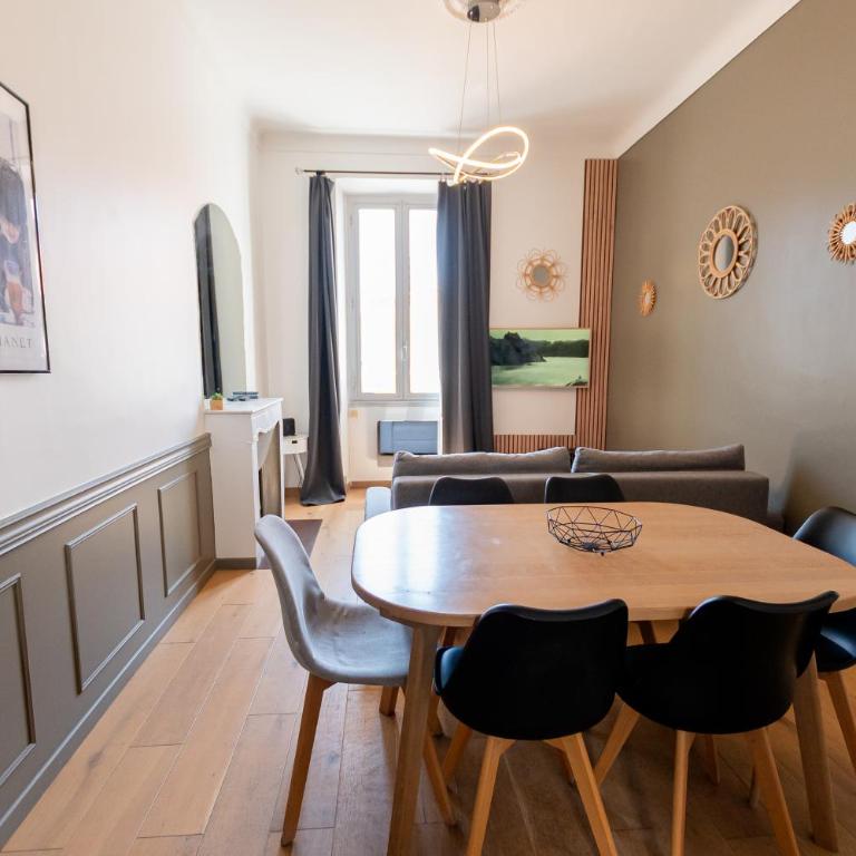 Écrin Design 5min Croisette & Palais Clim Wifi - Apartment mit 2 Schlafzimmern - 5