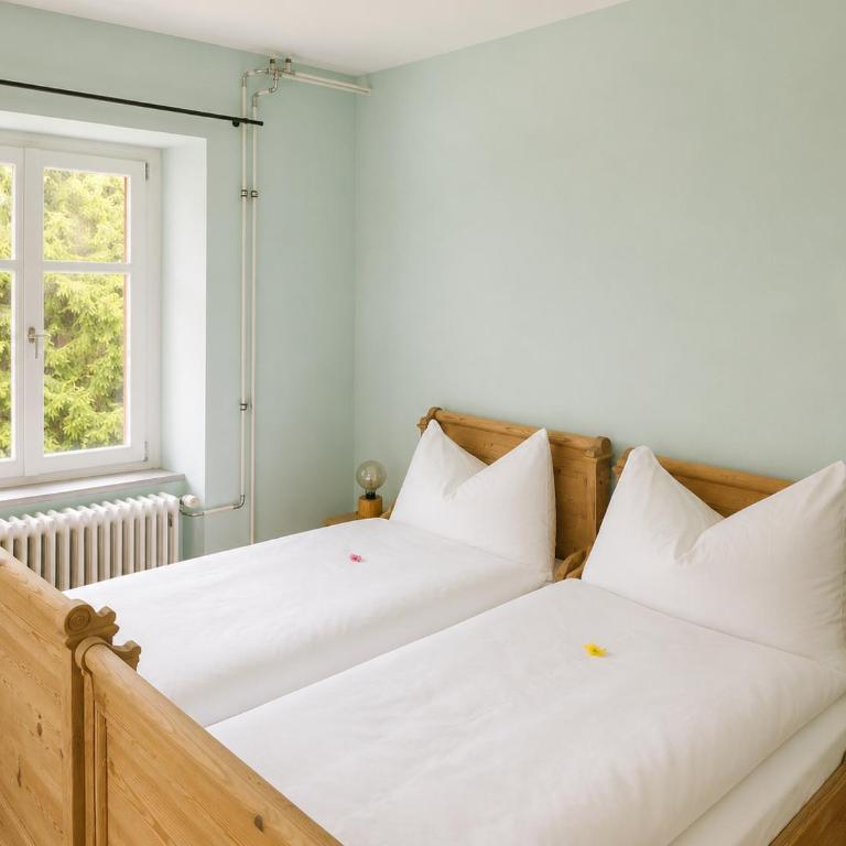 Gasthaus Crestasee - Standard Zweibettzimmer mit Gartenblick - 4