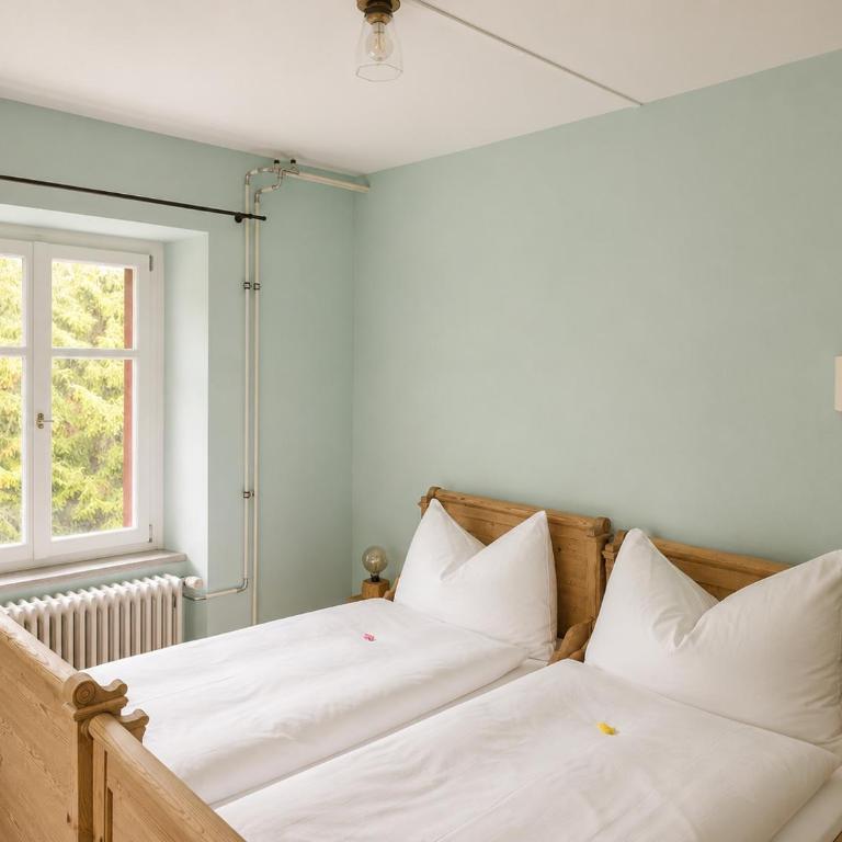 Gasthaus Crestasee - Standard Zweibettzimmer mit Gartenblick - 5