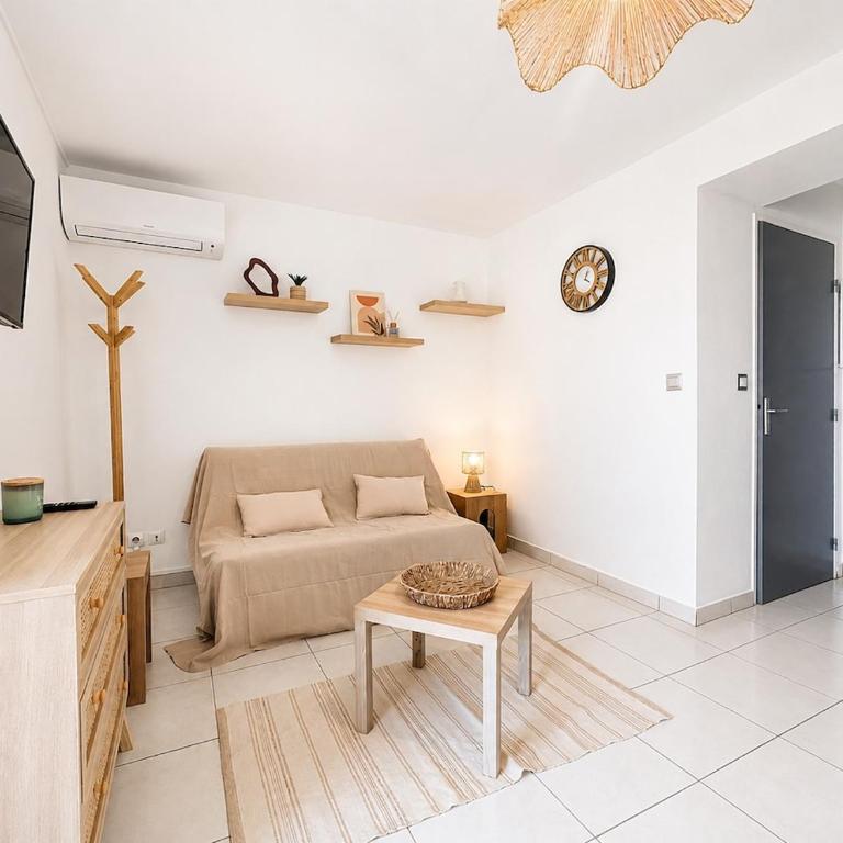 Studio vue mer, terrasse, parking gratuit, climatisation - Apartamento de 1 dormitorio - 11