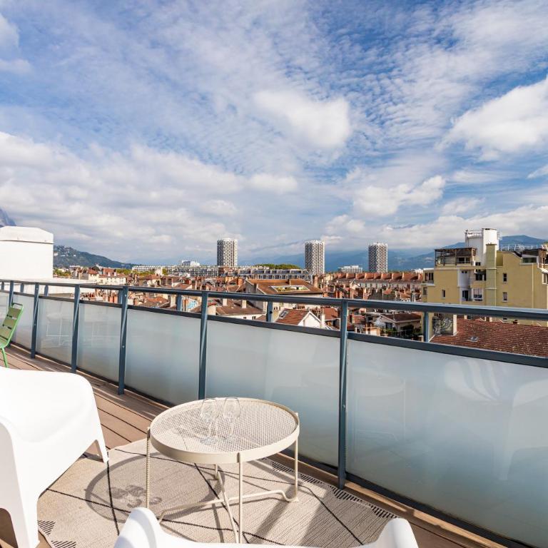 Le Grenette, Terrasse, Garage, Dernier étage, Climatisation - Apartamento de 1 dormitorio - 9