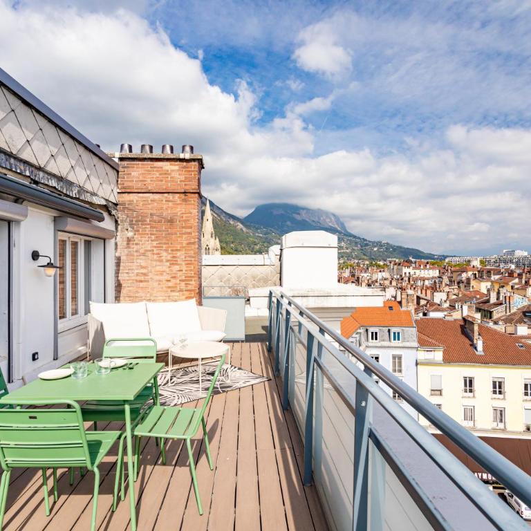 Le Grenette, Terrasse, Garage, Dernier étage, Climatisation - Apartamento de 1 dormitorio - 11