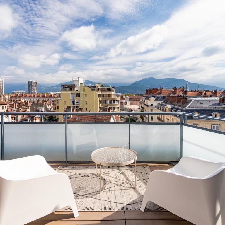 Le Grenette, Terrasse, Garage, Dernier étage, Climatisation - Apartamento de 1 dormitorio - 12