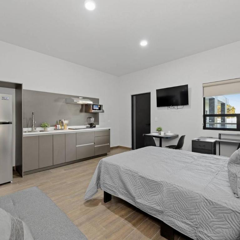 Loft Privado con Vista a la Alberca Zona Tec - Apartamento - 1