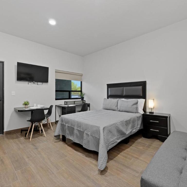 Loft Privado con Vista a la Alberca Zona Tec - Apartamento - 5