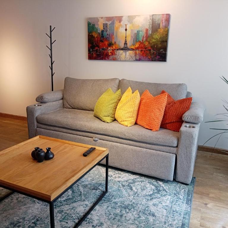 Esencia Reforma-Depa con mini balcón y parking - Two-Bedroom Apartment - 23