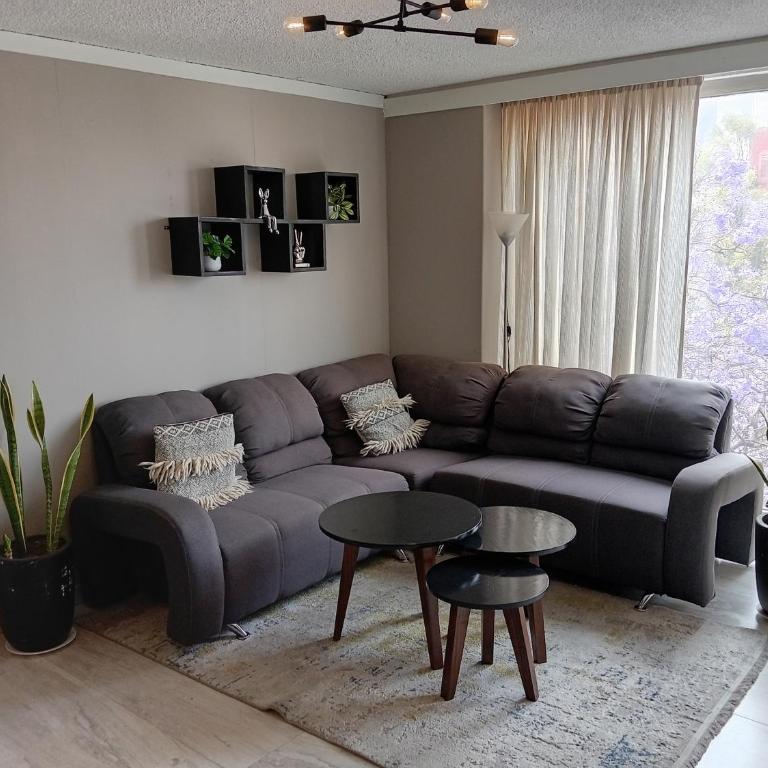 Esencia Reforma-Depa con mini balcón y parking - Two-Bedroom Apartment - 32