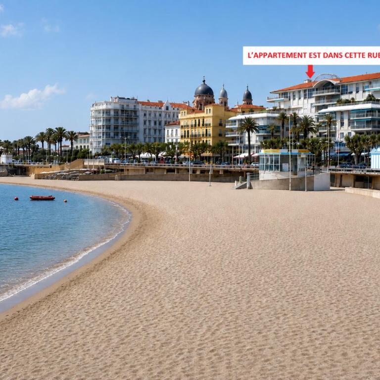Nouveau F2 calme cœur de ville 1min de la plage - Apartment mit Balkon - 10