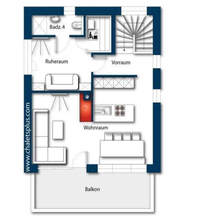 Nationalpark Chalet Dreiherrenspitze - Chalet mit 3 Schlafzimmern - 36