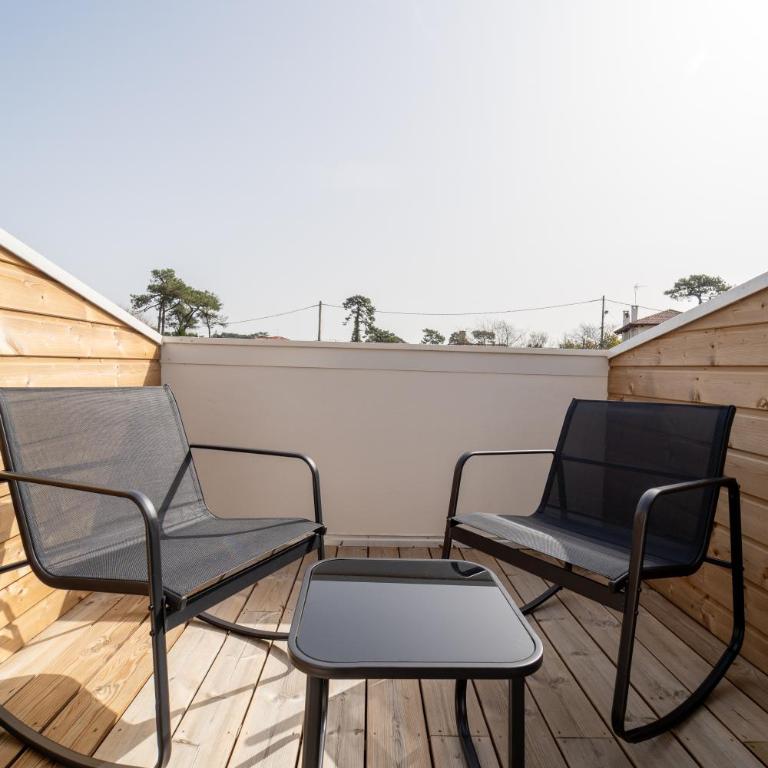 Hôtel La Chaumière-Les Pastourelles - Chambre Double avec Terrasse - 4