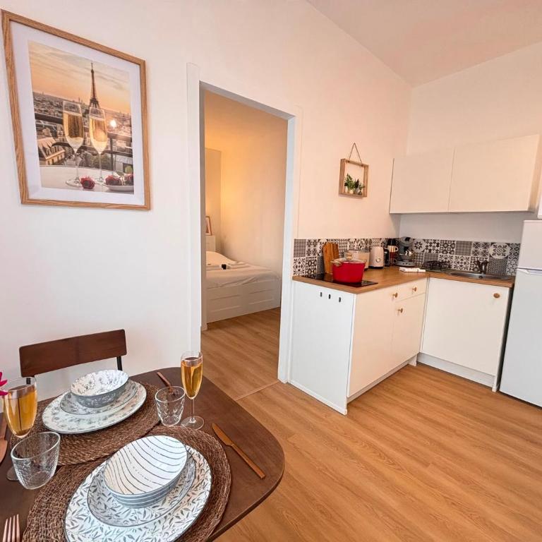 Le Tinqueux Chic-Studio rénové proche centre reims - Appartamento con 1 Camera da Letto - 25