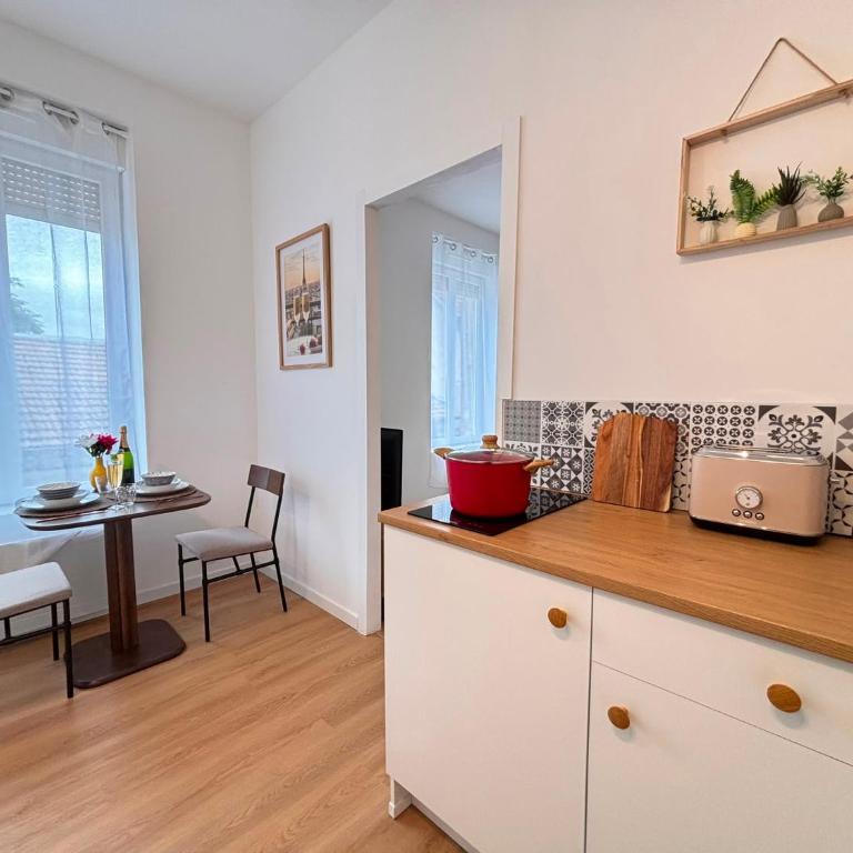 Le Tinqueux Chic-Studio rénové proche centre reims - Appartamento con 1 Camera da Letto - 27