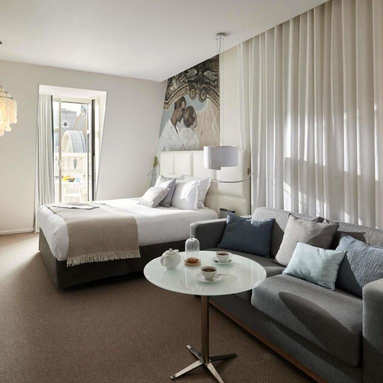 Cures Marines Hotel Thalasso & Spa Trouville - MGallery Collection - Chambre Lits Jumeaux ou Lit Queen-Size Deluxe avec Canapé-Lit et Terrasse - 2