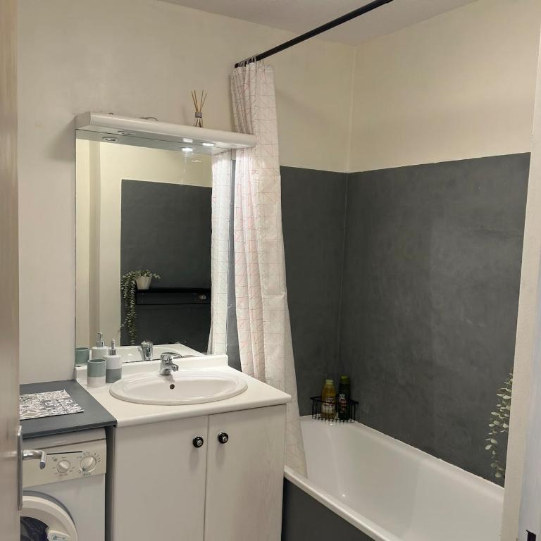 Cosy Garden T2 4p proche odysseum et gares clim wifi jardin - Two-Bedroom Apartment - 18