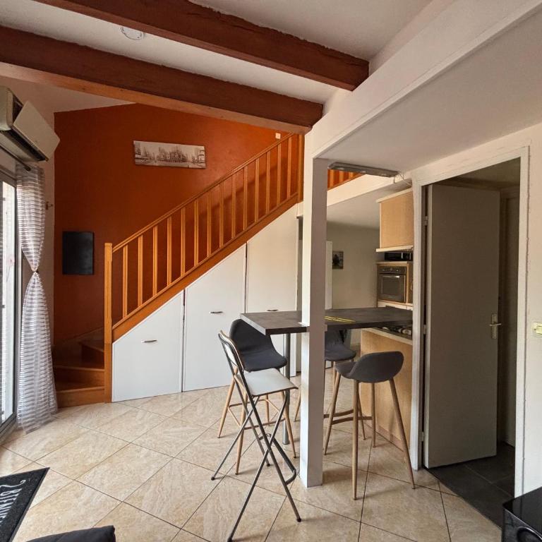 Janislove34 Maison 1 Chambre avec accès piscine dans résidence à Palavas les flots - Maison 1 Chambre - 4