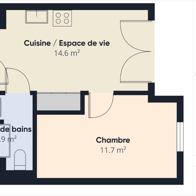 Le Swallow - appart pour 4 - piscine commune - Appartement - 24