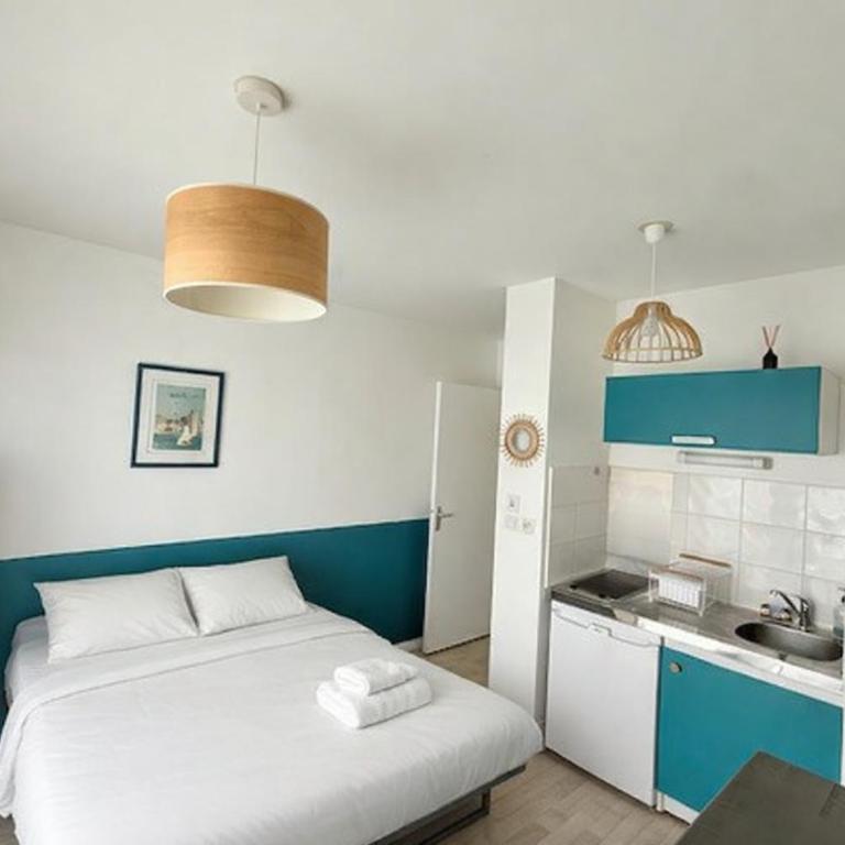 Studio lumineux avec balcon à La Rochelle - Studio - 9