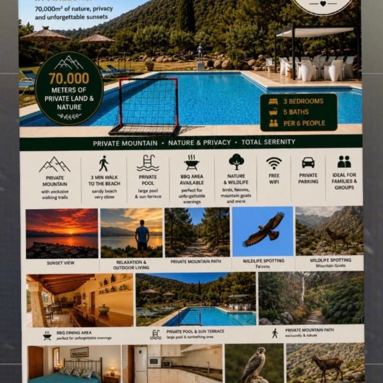 AGUAIT - Villa approximately aprox 4O OOO meters PLUS PRIVATE mountain approx 3 minutes walking from the beach Ideal for relaxation sport - Villa con piscina privada - 19